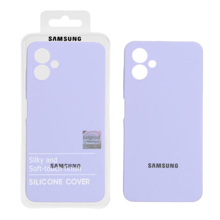 قاب سیلیکونی پاک کنی اورجینال Master Quality مدل Samsung Galaxy A06 - یاسی (پک دار)
