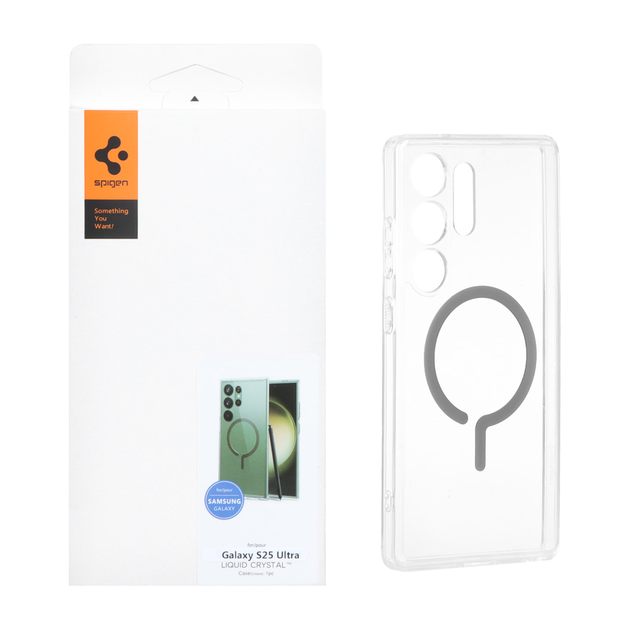 1312476 قاب Spigen اورجینال شفاف MagSafe محافظ لنزدار Samsung Galaxy S25 Ultra (پک دار) - تصویر 1