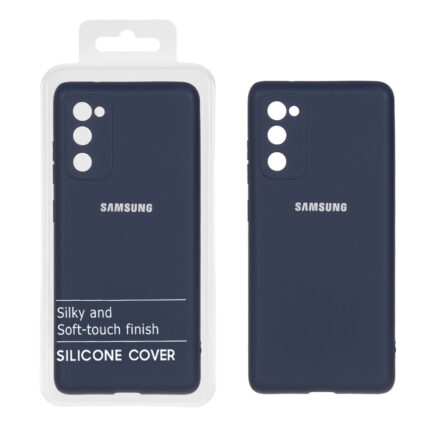 قاب نیو سیلیکون محافظ لنزدار RFF مدل Samsung Galaxy S20 FE - سرمه ای (پک دار)