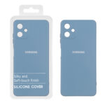 قاب نیو سیلیکون محافظ لنزدار RFF مدل Samsung Galaxy A06 - آبی فیلی (پک دار)