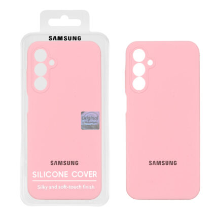قاب سیلیکونی پاک کنی اورجینال Master Quality مدل Samsung Galaxy A15 - صورتی (پک دار)