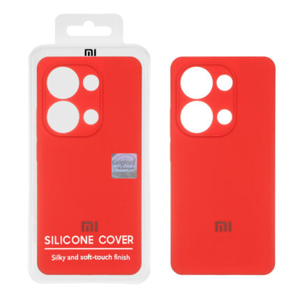 قاب سیلیکونی پاک کنی اورجینال Master Quality مدل Xiaomi Redmi Note 14S / Note 13 Pro 4G / M6 Pro 4G - قرمز (پک دار)
