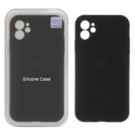 قاب سیلیکونی پاک کنی اورجینال Master Quality مدل Apple iPhone 11 - مشکی (پک دار)