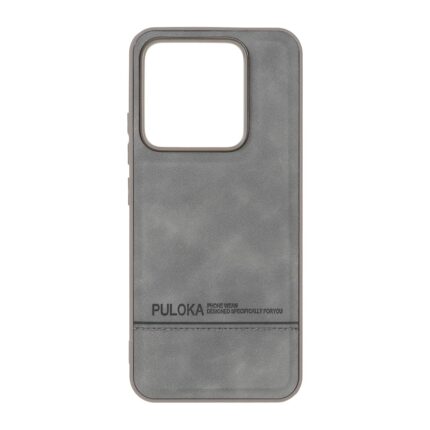قاب Puloka طرح جیر دوخت دار مدل Xiaomi Mi 14 - خاکستری