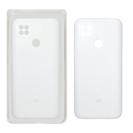 قاب سیلیکونی پاک کنی محافظ لنزدار اورجینال Xiaomi Redmi 10A / Redmi 9C / Poco C31 - سفید (پک اصلی)