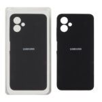 قاب سیلیکونی پاک کنی محافظ لنزدار اورجینال Samsung Galaxy A06 - مشکی (پک اصلی)