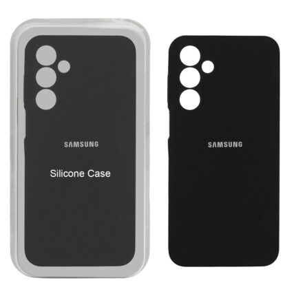 قاب سیلیکونی پاک کنی محافظ لنزدار اورجینال Samsung Galaxy A16 - مشکی (پک اصلی)