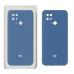 قاب سیلیکونی پاک کنی محافظ لنزدار اورجینال Xiaomi Redmi 10C / Redmi 10 Power / Poco C40 - آبی تیره (پک اصلی)