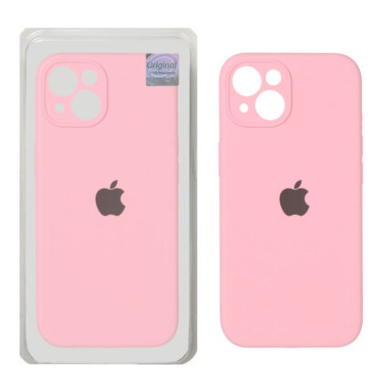 قاب سیلیکونی پاک کنی اورجینال Master Quality مدل Apple iPhone 13 / iPhone 14 - صورتی (پک دار)
