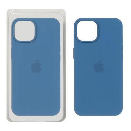 قاب سیلیکونی پاک کنی اورجینال Apple iPhone 13 / iPhone 14 - آبی اقیانوسی کد 1 (پک اصلی)
