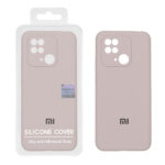 قاب سیلیکونی پاک کنی اورجینال Master Quality مدل Xiaomi Redmi 10C / Redmi 10 Power / Poco C40 - خاکی (پک دار)