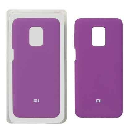 قاب سیلیکونی پاک کنی اورجینال Xiaomi Redmi Note 9S / Redmi Note 9 Pro / Redmi Note 9 Pro Max - ارغوانی (پک دار)
