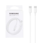 کابل شارژ Samsung Type-C to Type-C 3.1A - سفید (پک دار) - SMO