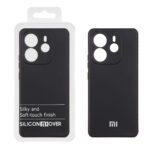 قاب نیو سیلیکون محافظ لنزدار RFF مدل Xiaomi Redmi Note 14 4G - مشکی (پک دار)