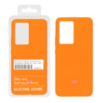 قاب سیلیکونی پاک کنی اورجینال درجه یک Xiaomi Poco F5 Pro / Redmi K60 - نارنجی (پک دار)
