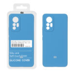 قاب سیلیکونی پاک کنی اورجینال درجه یک Xiaomi Mi 12 Lite - آبی (پک دار)