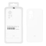 قاب سیلیکونی پاک کنی اورجینال درجه یک Xiaomi Mi 12 Lite - سفید (پک دار)