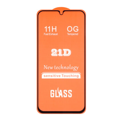 محافظ صفحه نمایش شیشه ای Samsung Galaxy A34 - Full Cover 21D (بدون پک) - مشکی