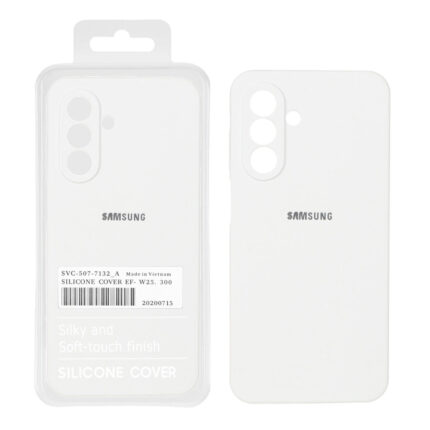قاب سیلیکونی پاک کنی اورجینال درجه یک Samsung Galaxy A17 / A26 - سفید (پک دار)