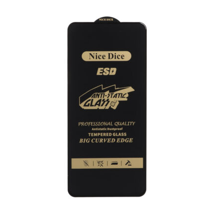 محافظ صفحه نمایش شیشه ای Full Cover ESD Anti Static - Nice Dice مدل Xiaomi Poco X3 / Poco X3 Pro / Redmi Note 9S / Redmi Note 9 Pro / Redmi Note 9 Pro Max / Poco F5 Pro / Mi 12T / Mi 12T Pro / Mi 11T / Mi 11T Pro / Mi 10T / Mi 10T Pro (بدون پک)