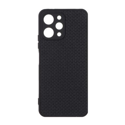 قاب طرح چرم حصیری Golden lion مدل Xiaomi Redmi 12 / Poco M6 Pro 5G - مشکی