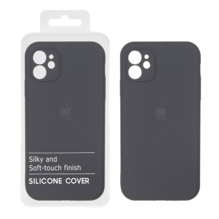 قاب سیلیکونی پاک کنی اورجینال Master Quality مدل Apple iPhone 11 - خاکستری (پک دار)