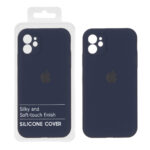 قاب سیلیکونی پاک کنی اورجینال Master Quality مدل Apple iPhone 11 - سرمه ای (پک دار)