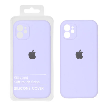 قاب سیلیکونی پاک کنی اورجینال Master Quality مدل Apple iPhone 11 - یاسی (پک دار)