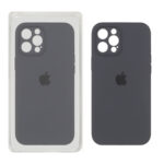 قاب سیلیکونی پاک کنی اورجینال Master Quality مدل Apple iPhone 12 Pro Max - خاکستری (پک دار)