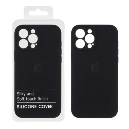 قاب سیلیکونی پاک کنی اورجینال Master Quality مدل Apple iPhone 13 Pro Max - مشکی (پک دار)