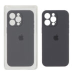 قاب سیلیکونی پاک کنی اورجینال Master Quality مدل Apple iPhone 15 Pro - خاکستری (پک دار)