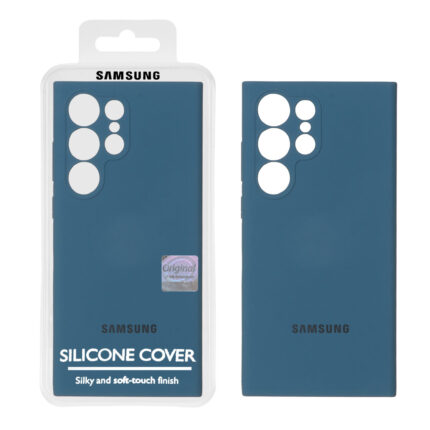 قاب سیلیکونی پاک کنی اورجینال Master Quality مدل Samsung Galaxy S23 Ultra - سبز کله غازی (پک دار)