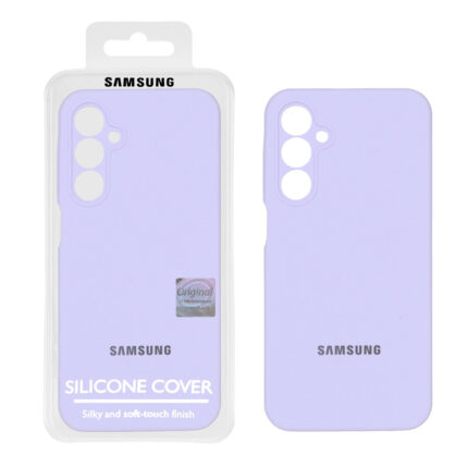 قاب سیلیکونی پاک کنی اورجینال Master Quality مدل Samsung Galaxy A25 5G - یاسی (پک دار)