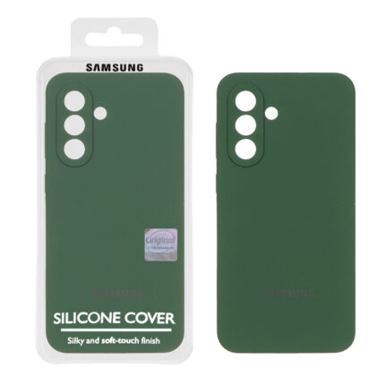 قاب سیلیکونی پاک کنی اورجینال Master Quality مدل Samsung Galaxy A56 / A36 - سبز ارتشی (پک دار)