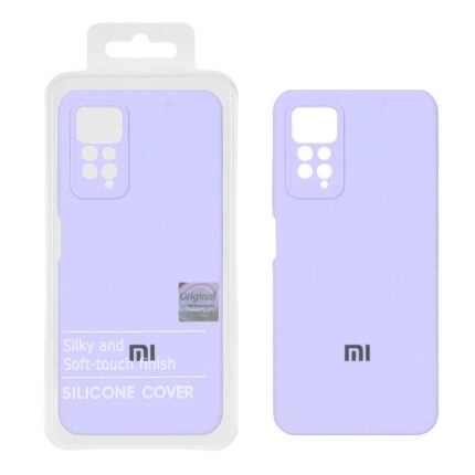 قاب سیلیکونی پاک کنی اورجینال Master Quality مدل Xiaomi Redmi Note 12 Pro 4G / Redmi Note 11 Pro - یاسی (پک دار)