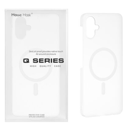 قاب اورجینال Magic Mask مات Magsafe مدل Samsung Galaxy A06 - سفید (پک دار)