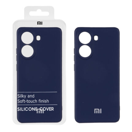 قاب نیو سیلیکون محافظ لنزدار RFF مدل Xiaomi Poco X7 Pro - سرمه ای (پک دار)