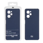 قاب نیو سیلیکون محافظ لنزدار RFF مدل Xiaomi Poco X5 Pro 5G - سرمه ای (پک دار)