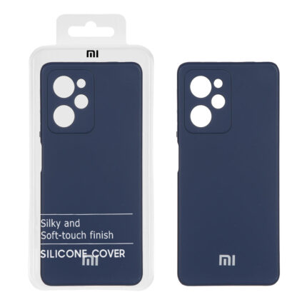 قاب نیو سیلیکون محافظ لنزدار RFF مدل Xiaomi Poco X5 Pro 5G - سرمه ای (پک دار)