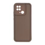 قاب Solid Case مدل Xiaomi Redmi 10C / Redmi 10 Power / Poco C40 - قهوه ای