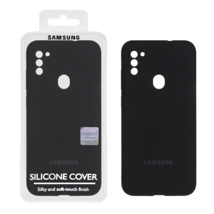 قاب سیلیکونی پاک کنی اورجینال Master Quality مدل Samsung Galaxy A11 / M11 - مشکی (پک دار)
