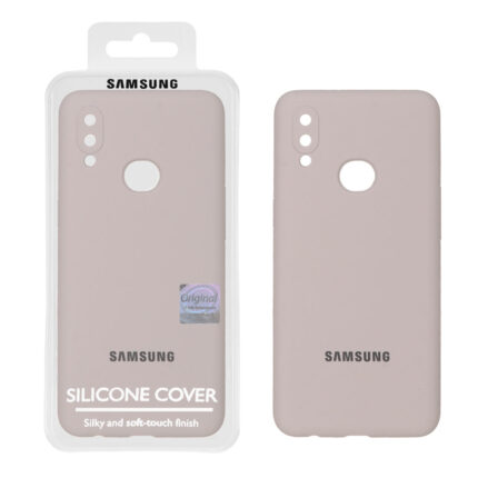 قاب سیلیکونی پاک کنی اورجینال Master Quality مدل Samsung Galaxy A10s - خاکی (پک دار)