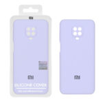قاب سیلیکونی پاک کنی اورجینال Master Quality مدل Xiaomi Redmi Note 9S / Redmi Note 9 Pro / Redmi Note 9 Pro Max - یاسی (پک دار)
