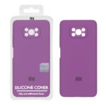 قاب سیلیکونی پاک کنی اورجینال Master Quality مدل Xiaomi Poco X3 / Poco X3 Pro / Poco X3 NFC - ارغوانی (پک دار)