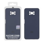 قاب سیلیکونی پاک کنی اورجینال Master Quality مدل Xiaomi Poco X3 / Poco X3 Pro / Poco X3 NFC - سرمه ای (پک دار)