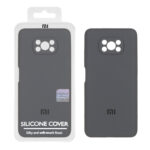 قاب سیلیکونی پاک کنی اورجینال Master Quality مدل Xiaomi Poco X3 / Poco X3 Pro / Poco X3 NFC - خاکستری (پک دار)