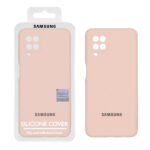 قاب سیلیکونی پاک کنی اورجینال Master Quality مدل Samsung Galaxy A12 / M12 / F12 - کرم نارنجی (پک دار)