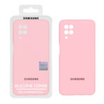 قاب سیلیکونی پاک کنی اورجینال Master Quality مدل Samsung Galaxy A12 / M12 / F12 - صورتی (پک دار)