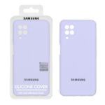 قاب سیلیکونی پاک کنی اورجینال Master Quality مدل Samsung Galaxy A12 / M12 / F12 - یاسی (پک دار)