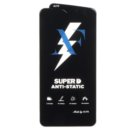 محافظ صفحه نمایش شیشه ای Super D Anti Static ALFA مدل Samsung Galaxy A10 / A10s / M10 / M20 / M01s (بدون پک)